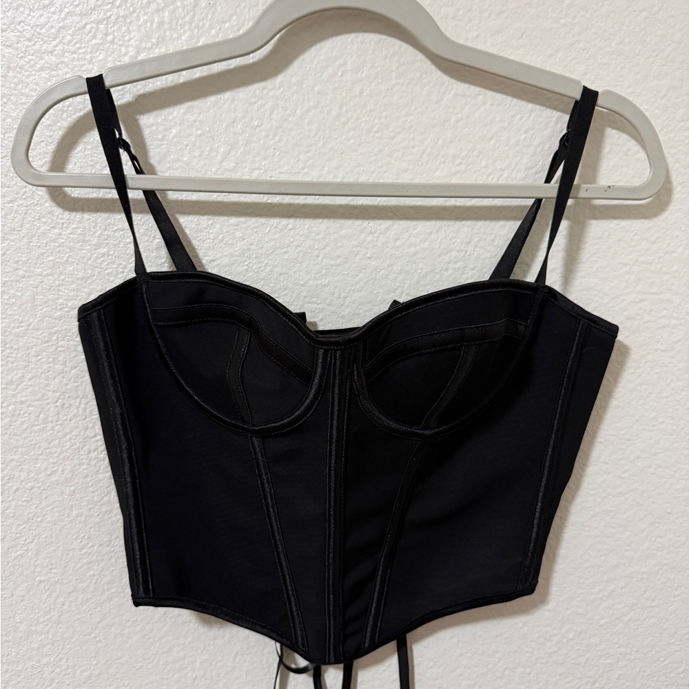 Black Women's Corset Top